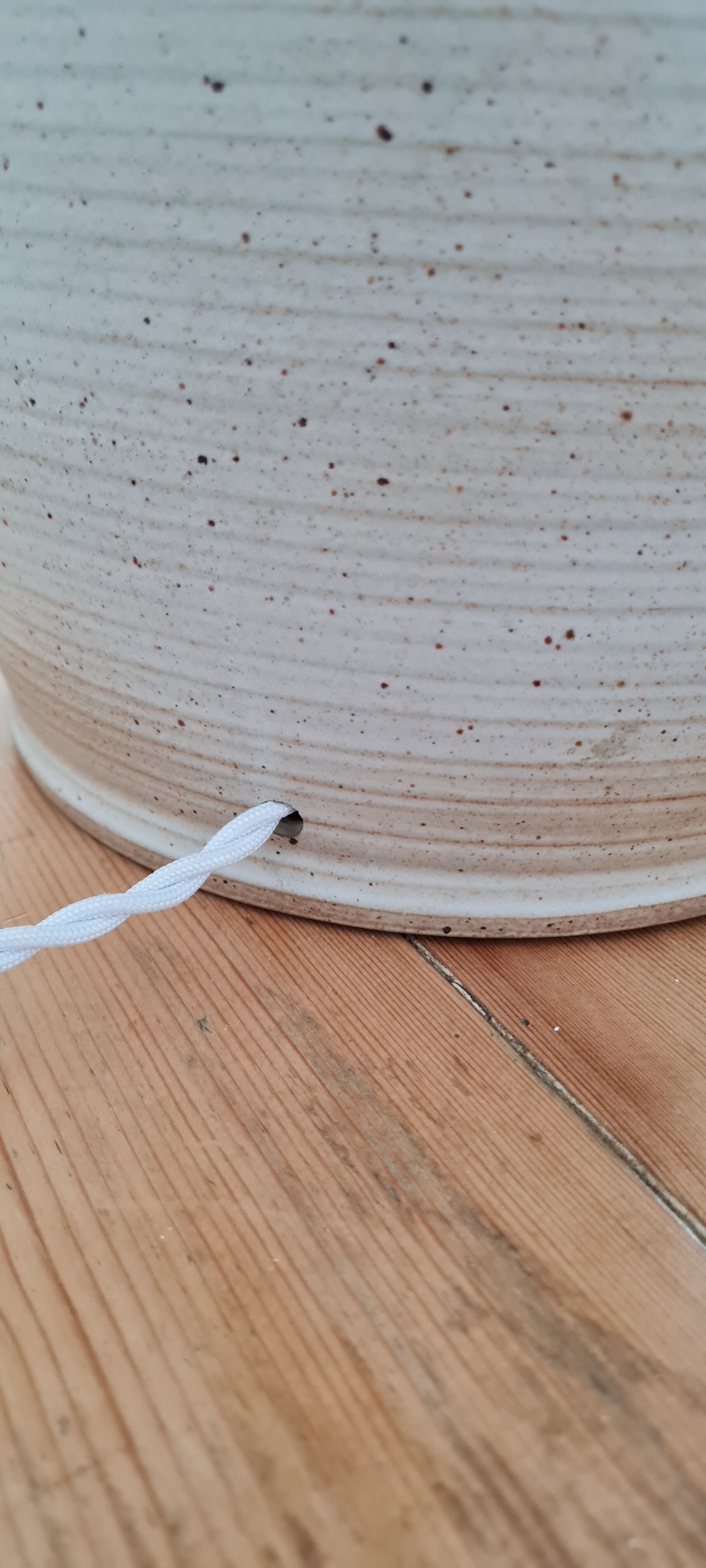 Circa stoneware lamp 50s