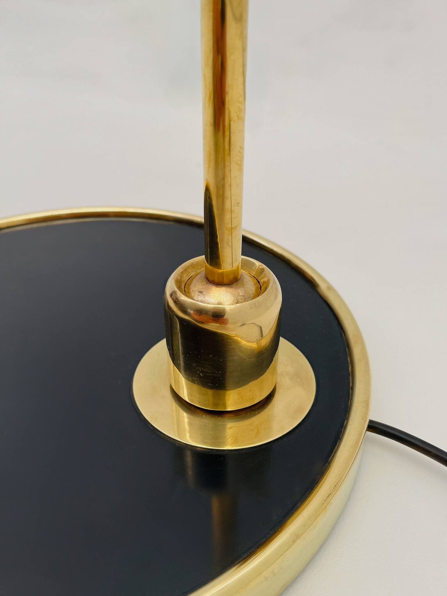 Adjustable brass floor lamp. France, 1970