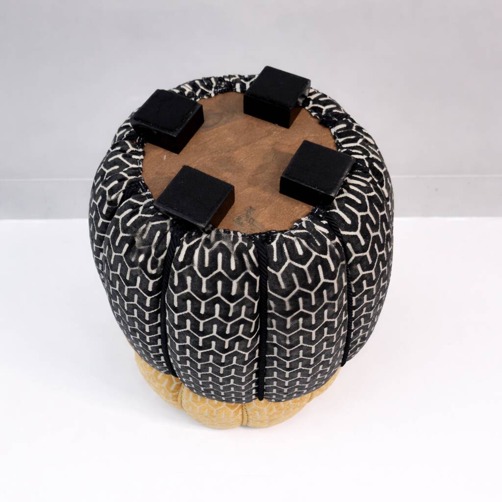 Set of poufs by Jindřich Halabala for Up Zavody, 1940s