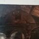 Ancient Table Large Sketch in Oil on Panel Convent of the Brothers 19th Century