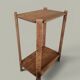 Table d’appoint sculpturale en bois massif – Ligne minimaliste - 1940