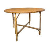 Large rattan table