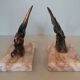 Pair of art deco swallows bookends
