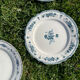 Set of 6 mismatched iron earth flat plates