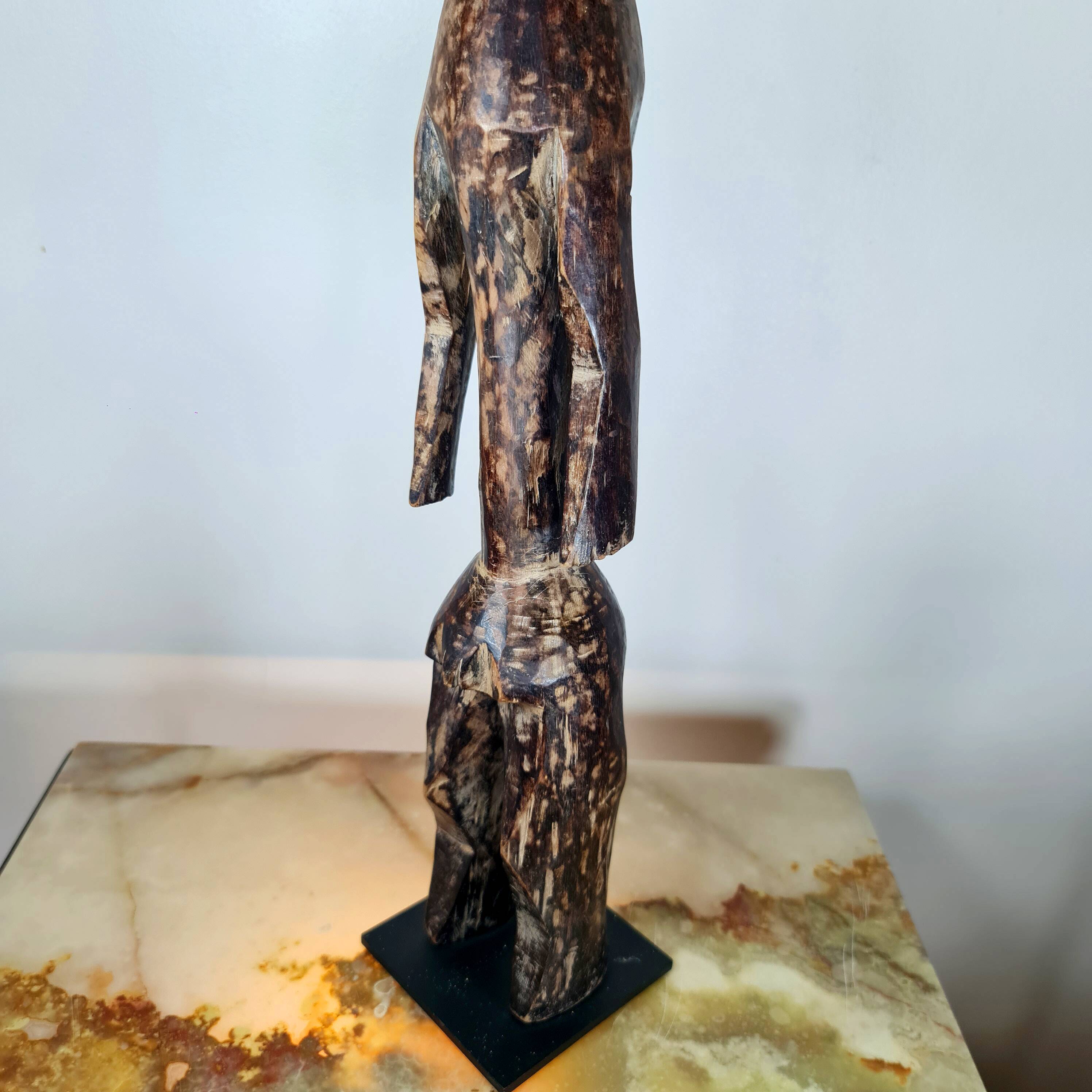 Mumuye statue on base, Height: 53 cm