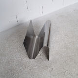 Magazine holder anonymous work 70' brushed steel