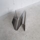 Magazine holder anonymous work 70' brushed steel