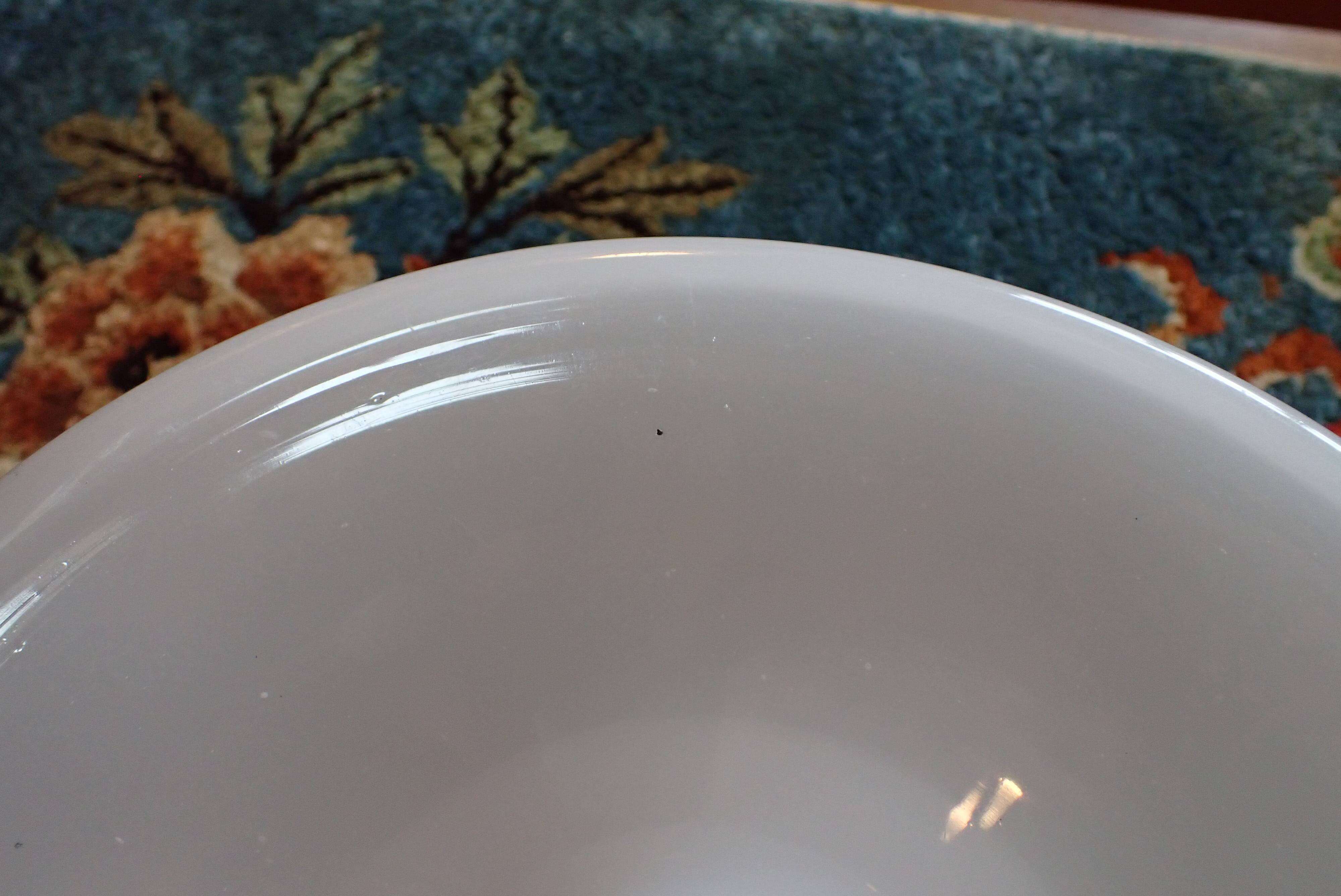 White opaline vase - late 19th or early 20th century