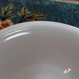 White opaline vase - late 19th or early 20th century