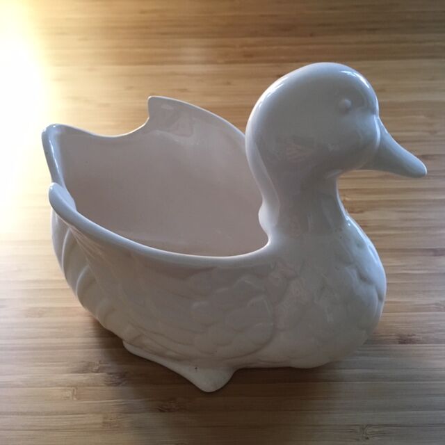 Empty ceramic pocket duck