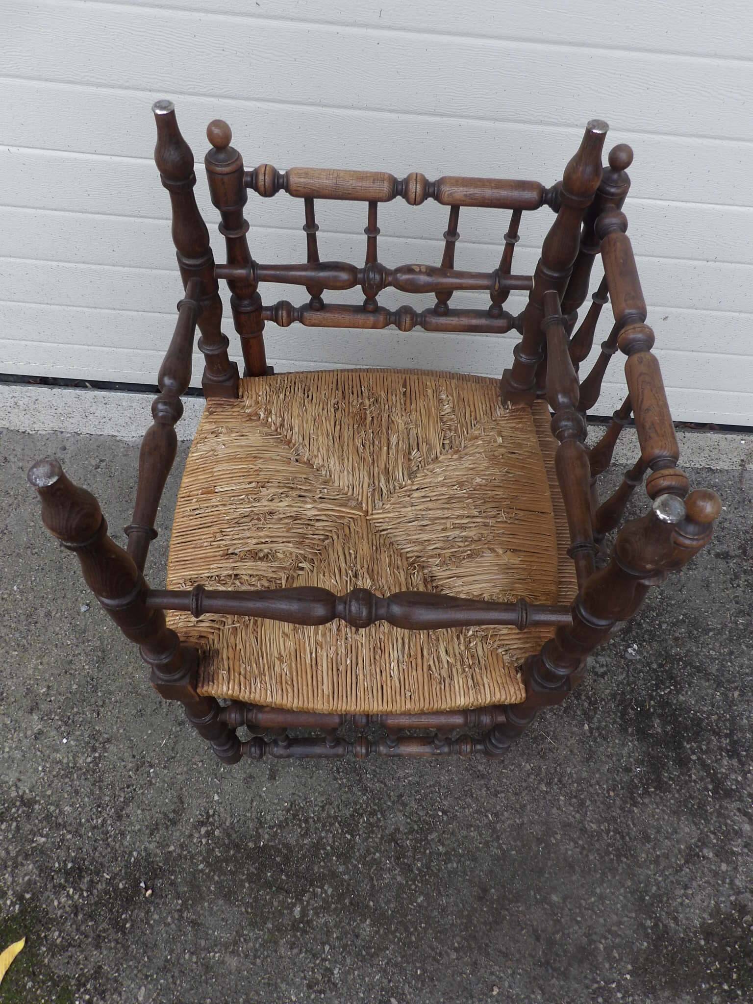paire de fauteuils de coin