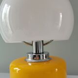 Italian glass table lamp, 70s