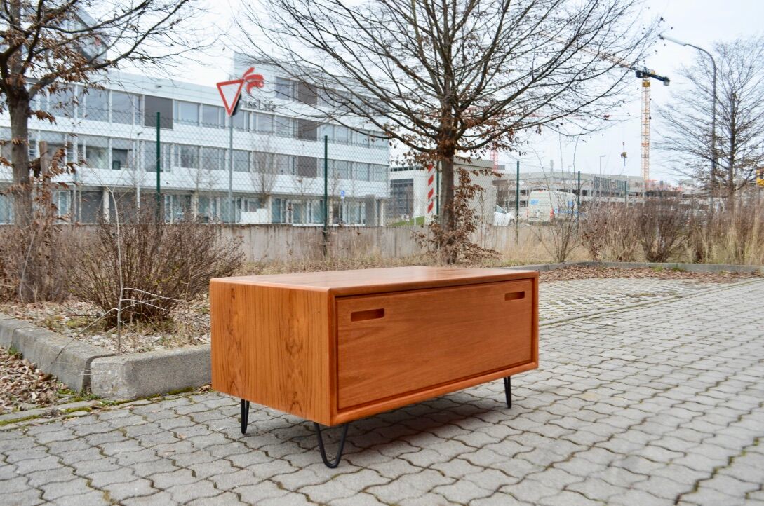Danish Modern Teak Chest of Drawers  Cabinet Sideboard