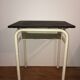 Schoolboy desk adult size black and white