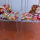 Paire de fauteuils design style Murakami
