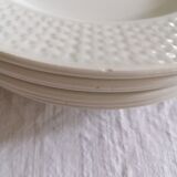 Set of 8 hollow earthenware plates Digoin Sarreguemines