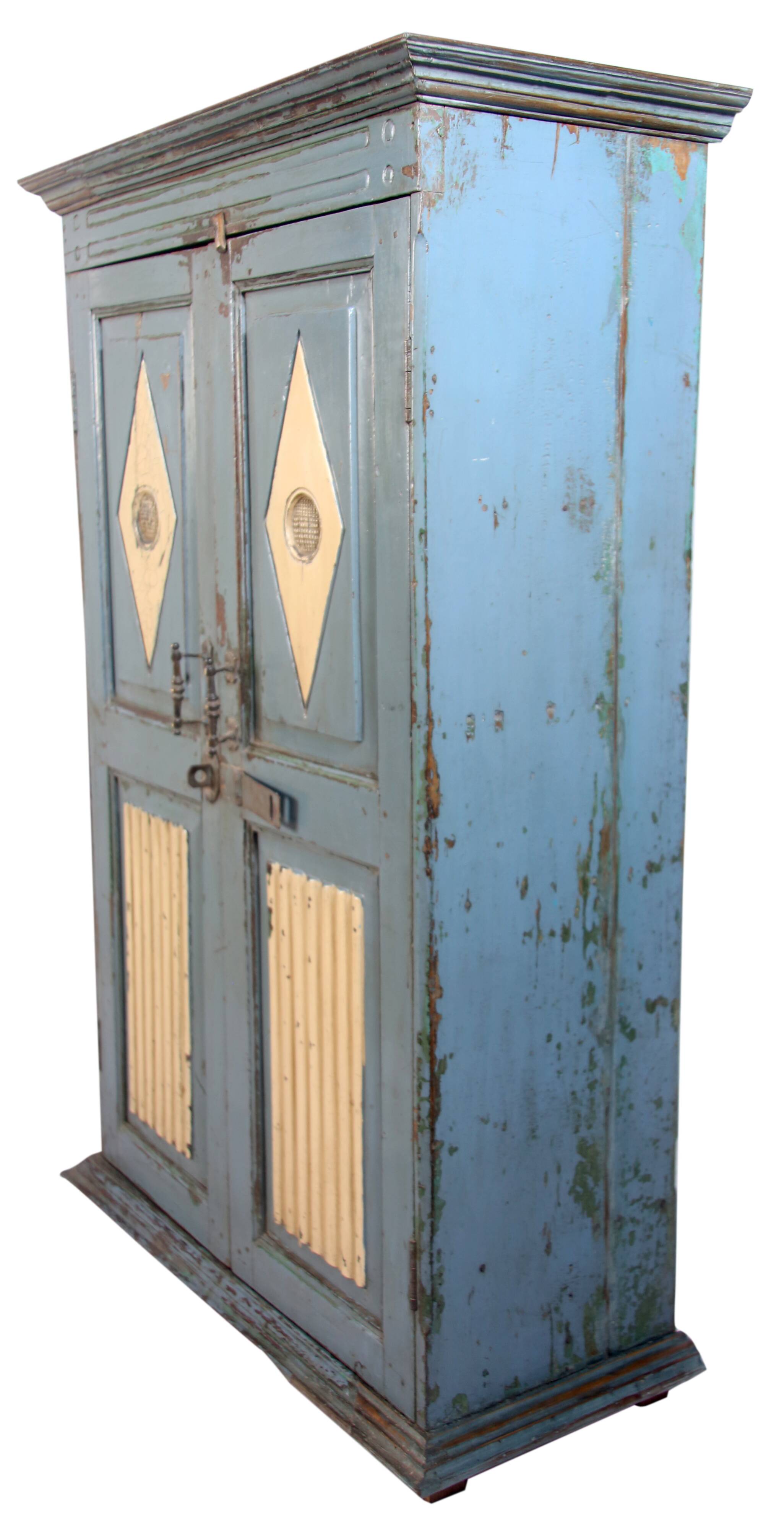 Art Deco wardrobe in Burmese teak