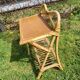 Bamboo and rattan bedside table