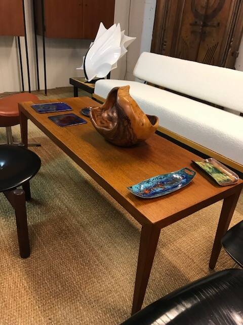 Vintage teak coffee table by Severin Hansen For Haslev Møbelsnedkeri, 1960s