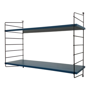 Étagère murale en bleu des années