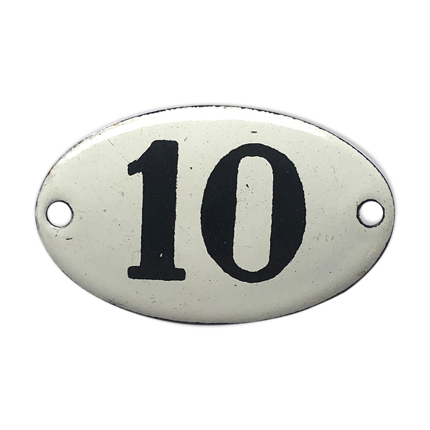 Enamelplate number 10