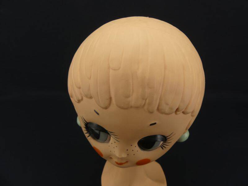 Vintage TWIGGY hat head/marotte