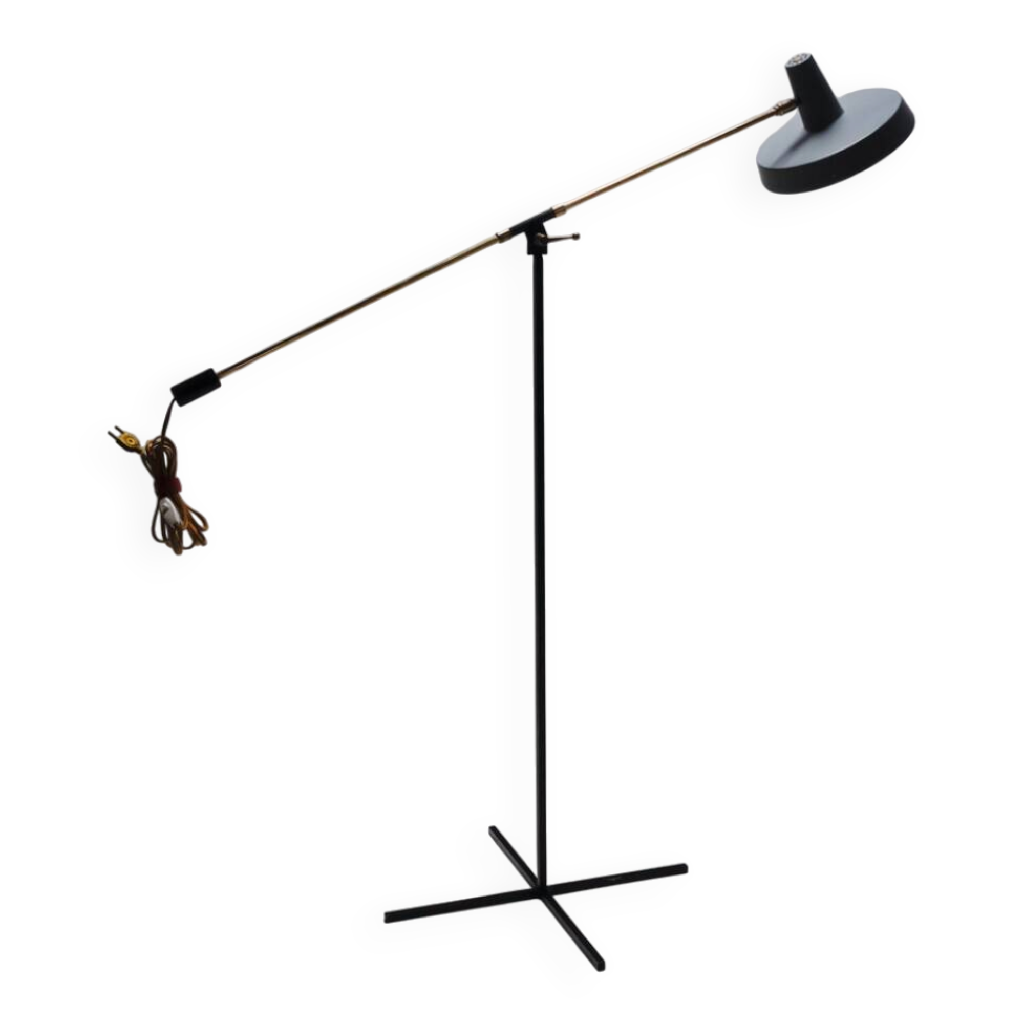 Mid-century counterbalance floor lamp by Boulanger, Belgium, 1960s