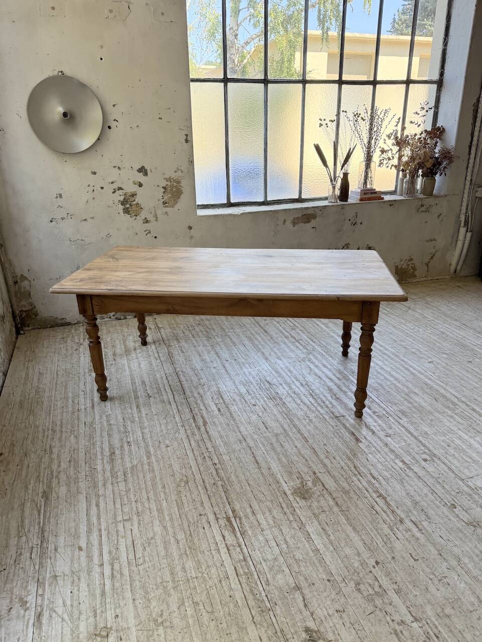 Walnut bistro farmhouse table 180cm