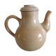 Cafetière en grès beige par Grès de France, vintage années 70