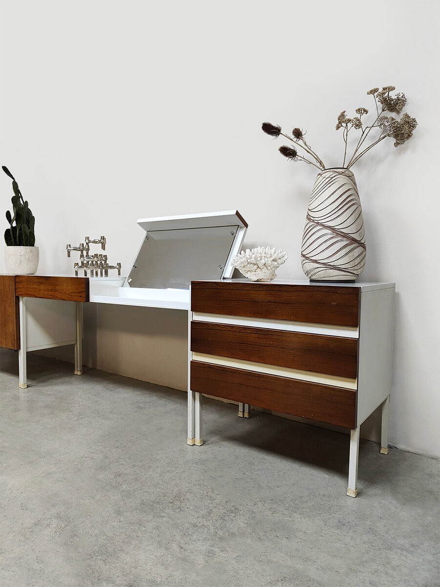 Vintage sideboard cabinet dressing table 'Two tone'