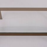 Smoked Lucite coffee table Space Ace France 1970s