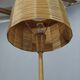Jan Kalous ULUV Rattan Floor Lamp, Czechoslovakia 1960s