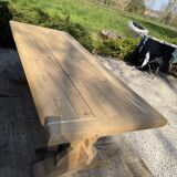 Monastery table made of solid oak.