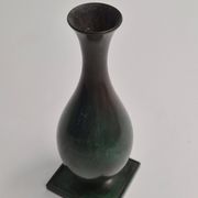 Jacob Ängman for GAB, solid bronze vase, Swedish grace / Art Deco