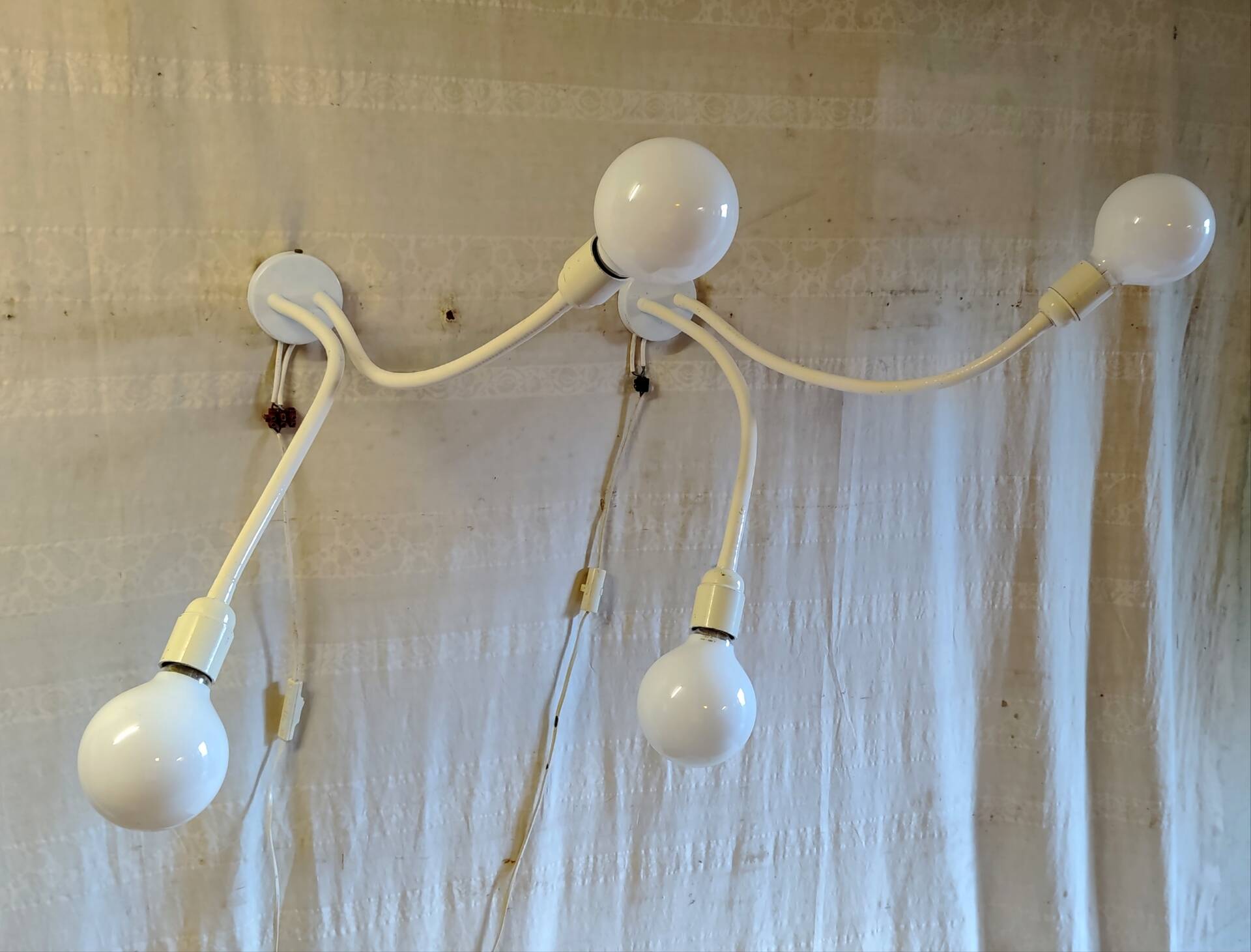 XL double articulated wall lights design Space-age - 1970s