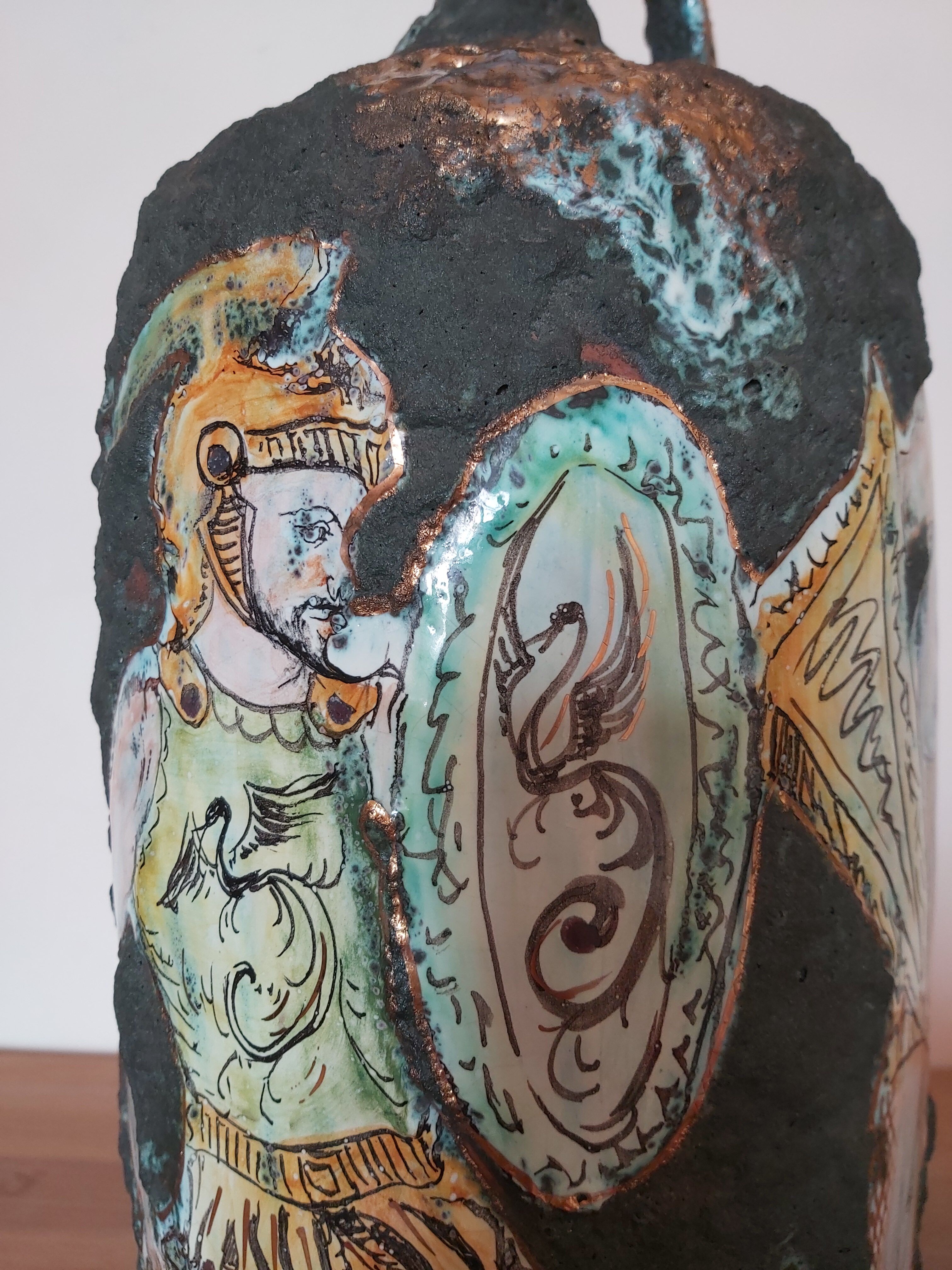 Vase céramique Italie 50's