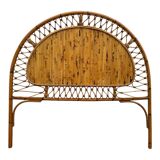 60's Rattan Headboard Italy