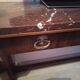 Mahogany empire style console