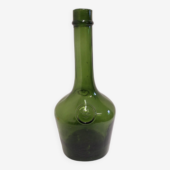 Old blown glass bottle