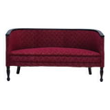 Années 1950, canapé danois 2 places, très bon état d'origine, bois de frêne.