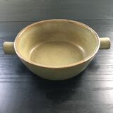 Green stoneware dish