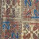 Ancient tribal baloch carpet 148x78 cm