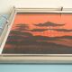 Art Deco style Asian plateau antique pagoda tray Japonais decor