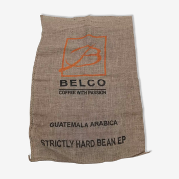 Burlap coffee bag