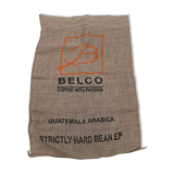 Burlap coffee bag