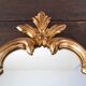 Baroque mirror in gilded wood - 86x50 cm - 60s