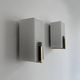 Pair of vintage wall lights, brass and opaline, France 1960