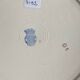 6 antique Badonviller faience dessert plates with flowers and gilding.