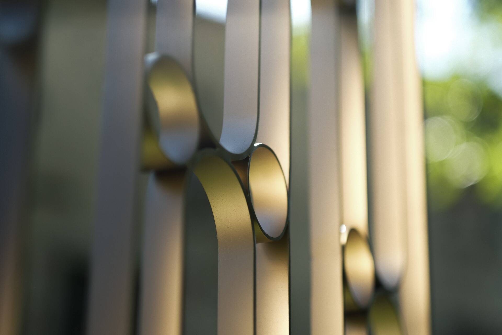 Art Deco forged steel screen