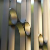 Art Deco forged steel screen